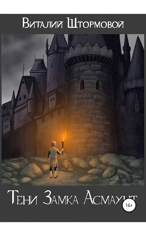 Обложка книги «Тени замка Асмаунт» автора Виталия Штормовоя издание 2019 года.