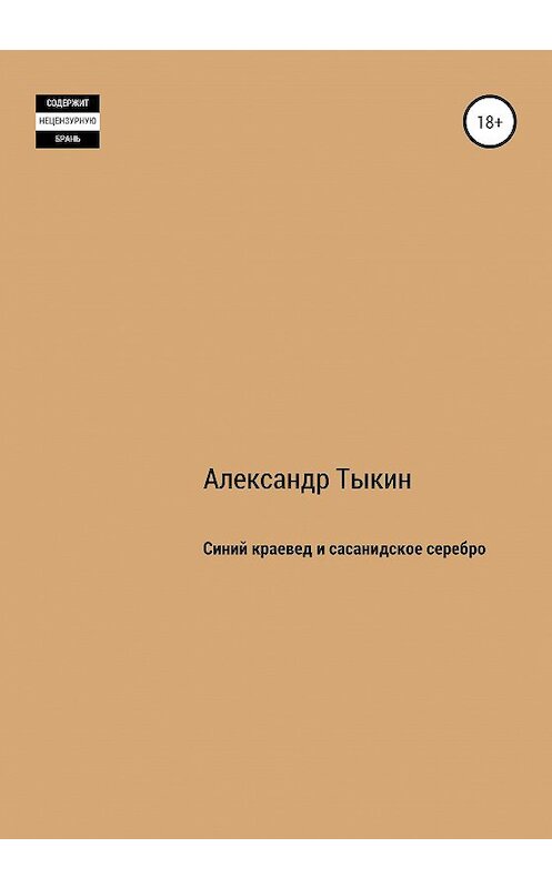 Обложка книги «Синий краевед и сасанидское серебро» автора Александра Тыкина издание 2020 года.