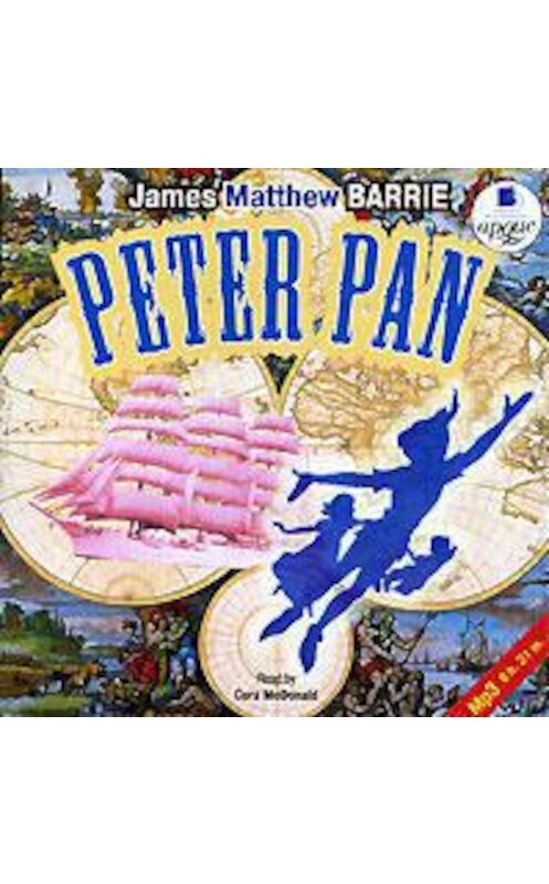 Обложка аудиокниги «Peter Pan» автора Джеймс Барри. ISBN 4607031754337.