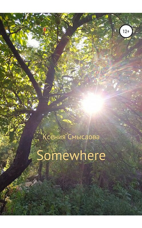 Обложка книги «Somewhere» автора Ксении Смысловы издание 2020 года.