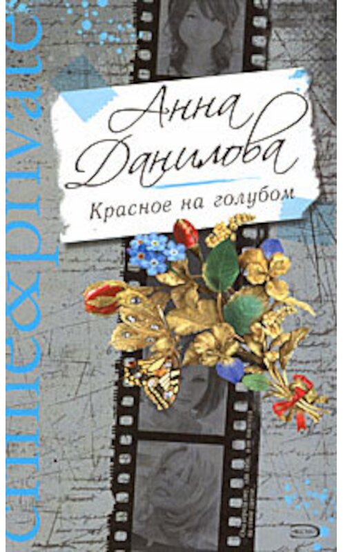 Обложка книги «Красное на голубом» автора Анны Даниловы издание 2008 года. ISBN 9785699305964.