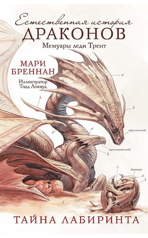 Обложка книги «Мемуары леди Трент: Тайна Лабиринта» автора Мари Бреннана издание 2019 года. ISBN 9785171140595.