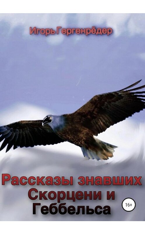 Обложка книги «Рассказы знавших Скорцени и Геббельса» автора Игоря Гергенрёдера издание 2020 года.