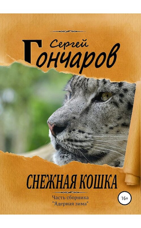 Обложка книги «Снежная кошка» автора Сергея Гончарова издание 2019 года.