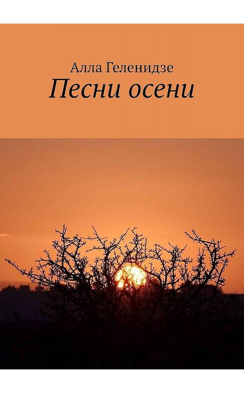 Обложка книги «Песни осени. Издание второе» автора Аллы Геленидзе. ISBN 9785449033055.