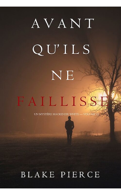 Обложка книги «Avant Qu’il Ne Faillisse» автора Блейка Пирса. ISBN 9781094311395.