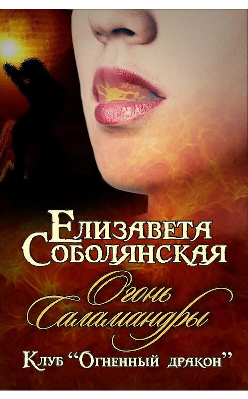 Обложка книги «Огонь саламандры» автора Елизавети Соболянская издание 2019 года.