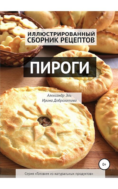 Обложка книги «Пироги. Иллюстрированный сборник рецептов» автора  издание 2019 года.
