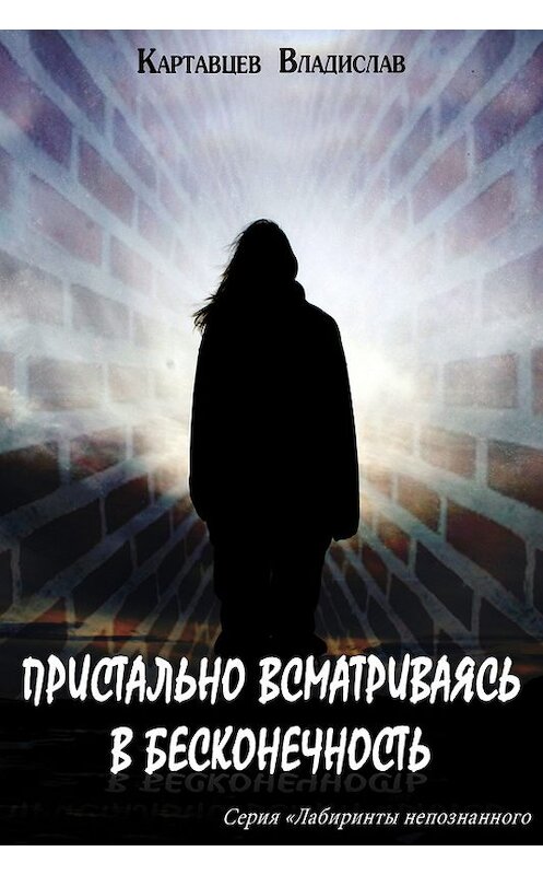 Обложка книги «Пристально всматриваясь в бесконечность» автора Владислава Картавцева издание 2014 года.