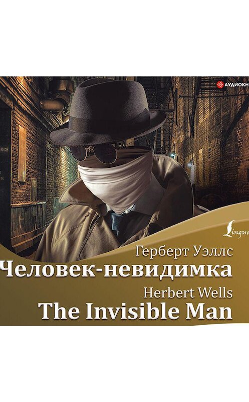 Обложка аудиокниги «Человек-невидимка / The Invisible Man» автора Герберта Уэллса.