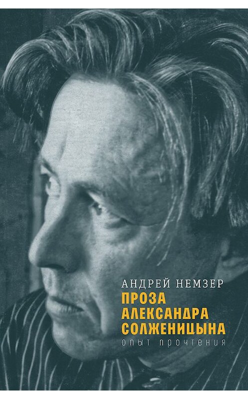 Обложка книги «Проза Александра Солженицына» автора Андрея Немзера издание 2019 года. ISBN 9785969118232.