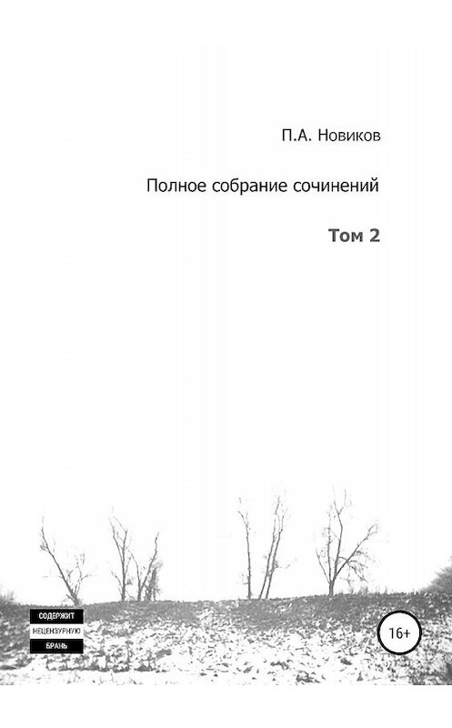 Обложка книги «Полное собрание сочинений. Том 2» автора Павела Новикова издание 2019 года.