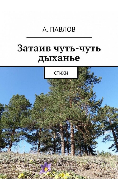 Обложка книги «Затаив чуть-чуть дыханье. Стихи» автора А. Павлова. ISBN 9785449067944.