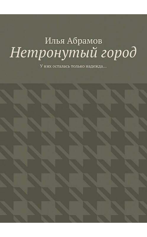 Обложка книги «Нетронутый город» автора Ильи Абрамова. ISBN 9785447428211.