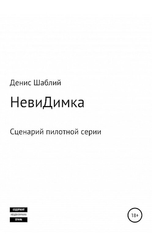 Обложка книги «НевиДимка» автора Дениса Шаблия издание 2020 года.