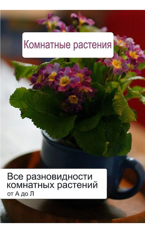 Обложка книги «Все разновидности комнатных растений (от А до Л)» автора Ильи Мельникова.