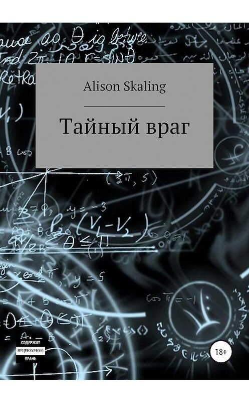 Обложка книги «Тайный враг» автора Alison Skaling издание 2020 года.