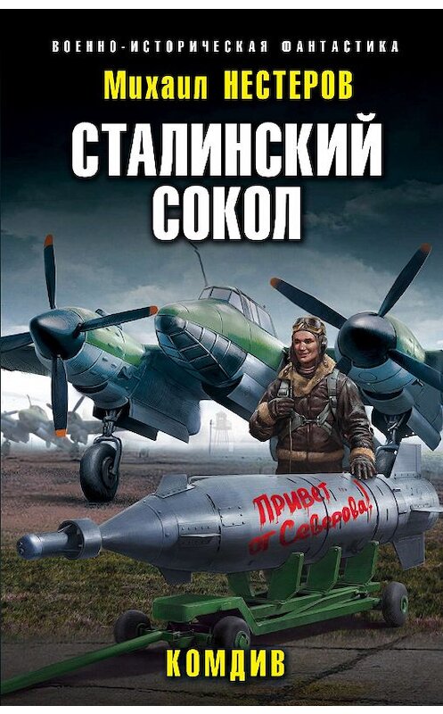 Обложка книги «Сталинский сокол. Комдив» автора Михаила Нестерова издание 2019 года. ISBN 9785041051136.