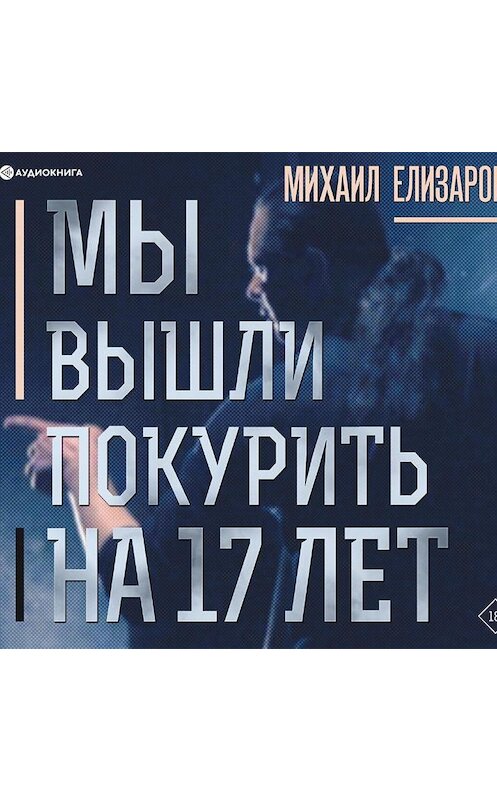 Обложка аудиокниги «Мы вышли покурить на 17 лет…» автора Михаила Елизарова.