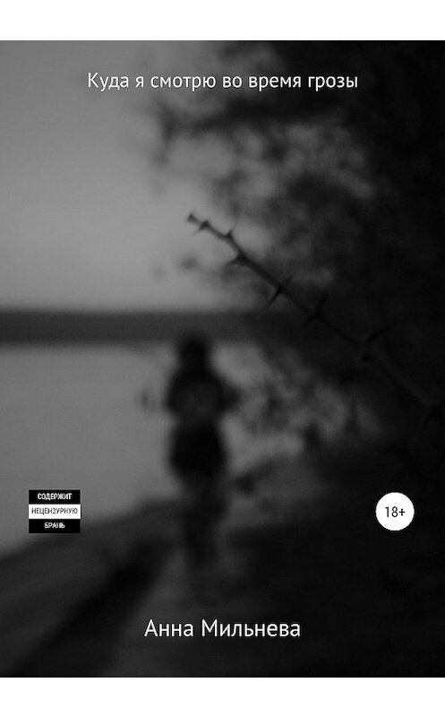 Обложка книги «Куда я смотрю во время грозы» автора Анны Мильневы издание 2020 года. ISBN 9785532083936.