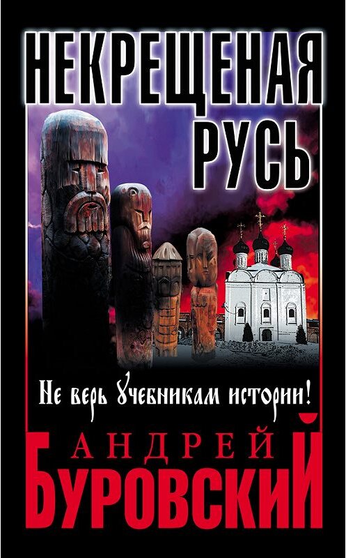 Обложка книги «Некрещеная Русь. Не верь учебникам истории!» автора Андрея Буровския издание 2013 года. ISBN 9785995505051.