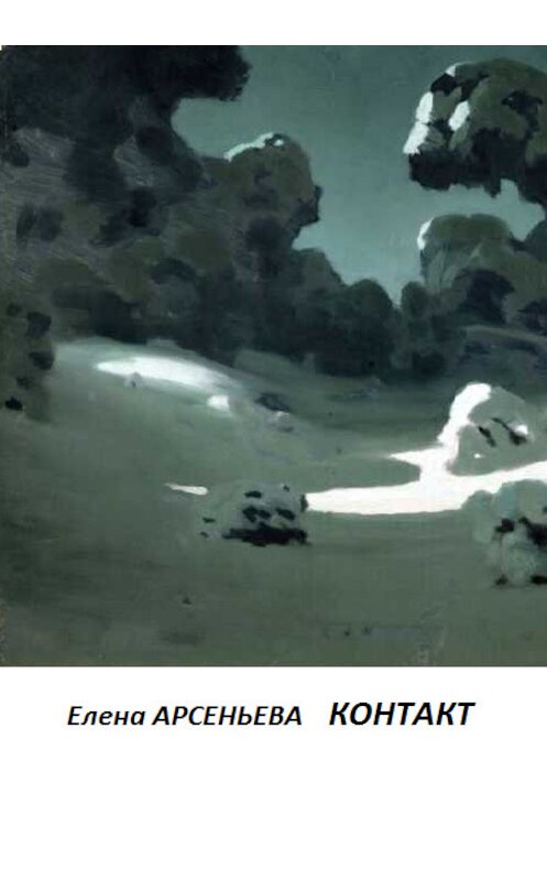 Обложка книги «Контакт» автора Елены Арсеньевы.