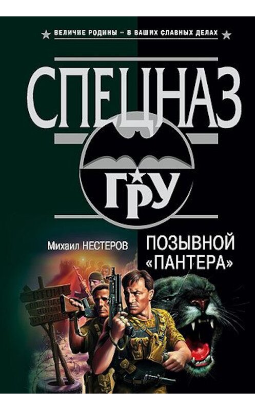 Обложка книги «Позывной «Пантера»» автора Михаила Нестерова издание 2003 года. ISBN 5699019995.