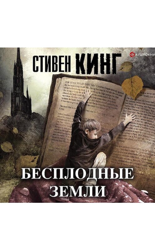 Обложка аудиокниги «Бесплодные земли» автора Стивена Кинга.