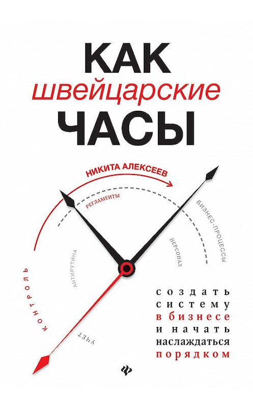 Обложка книги «Как швейцарские часы: создать систему в бизнесе и начать наслаждаться порядком» автора Никити Алексеева издание 2020 года. ISBN 9785222350379.