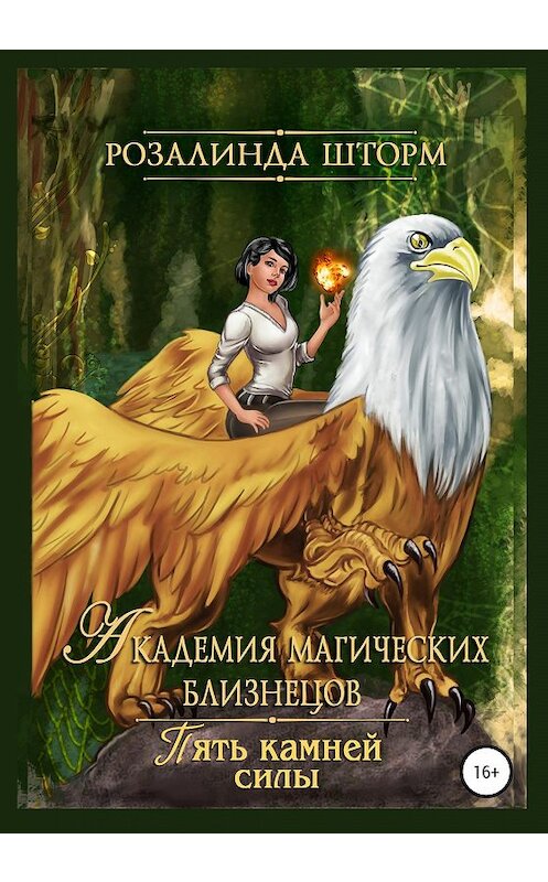 Обложка книги «Академия магических близнецов. Пять камней силы» автора Розалинды Шторма издание 2020 года. ISBN 9785532076761.