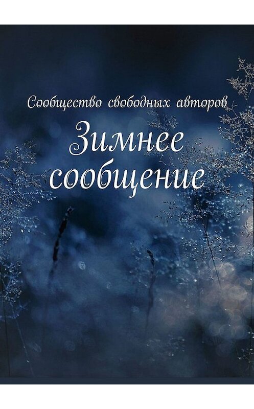 Обложка книги «Зимнее сообщение» автора Елизавети Клейна. ISBN 9785449624383.