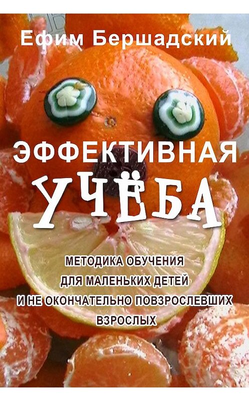 Обложка книги «Эффективная учёба. Методика обучения для маленьких детей и не окончательно повзрослевших взрослых» автора Ефима Бершадския издание 2018 года. ISBN 9785950093050.