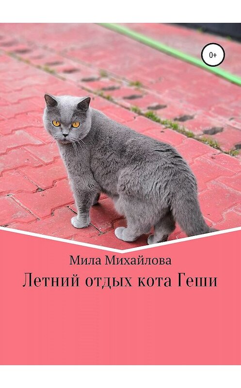 Обложка книги «Летний отдых кота Геши» автора Милы Михайловы издание 2019 года.