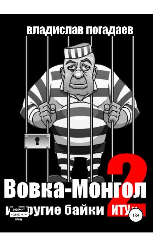 Обложка книги «Вовка-Монгол и другие байки ИТУ№2» автора Владислава Погадаева издание 2020 года.