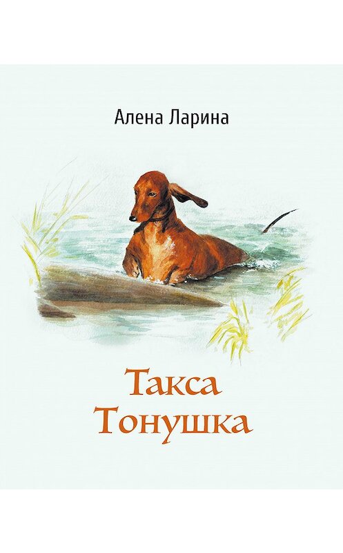 Обложка книги «Такса Тонушка» автора Алёны Ларины издание 2019 года. ISBN 9785001500377.