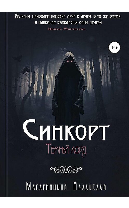 Обложка книги «Синкорт. Темный лорд» автора Владислава Масленникова издание 2020 года.