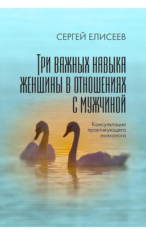 Обложка книги «Три важных навыка женщины в отношениях с мужчиной» автора Сергея Елисеева издание 2020 года. ISBN 9789855812754.