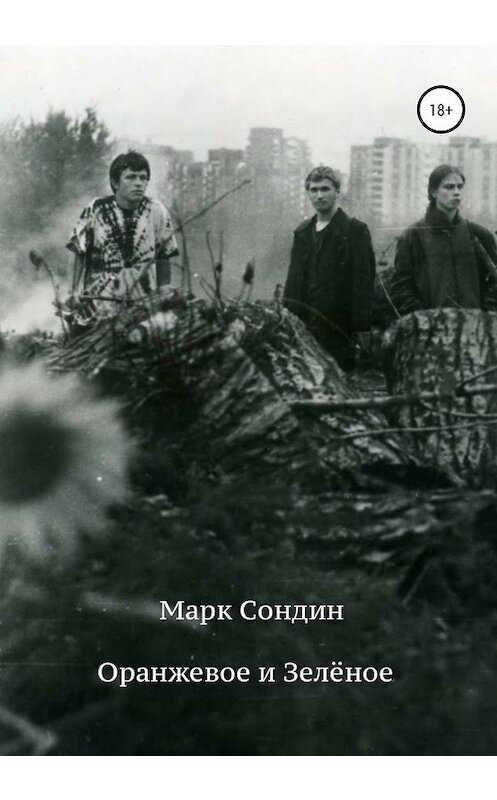 Обложка книги «Оранжевое и Зелёное» автора Марка Сондина издание 2019 года.