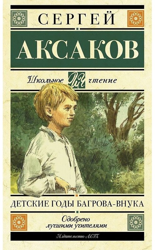 Обложка книги «Детские годы Багрова-внука» автора Сергея Аксакова издание 2017 года. ISBN 9785171026943.