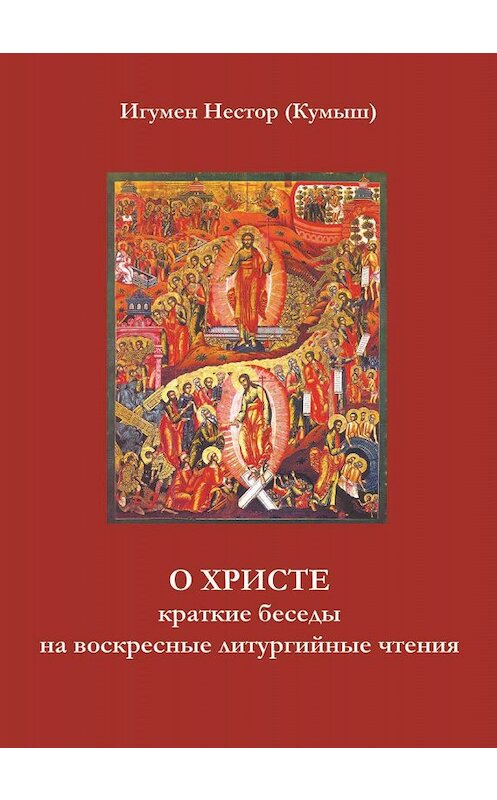 Обложка книги «О Христе. Краткие беседы на воскресные литургийные чтения» автора Игумена Нестора (кумыш) издание 2011 года. ISBN 5737302198.