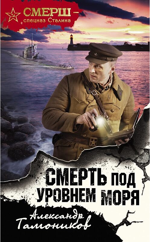 Обложка книги «Смерть под уровнем моря» автора Александра Тамоникова. ISBN 9785040916054.