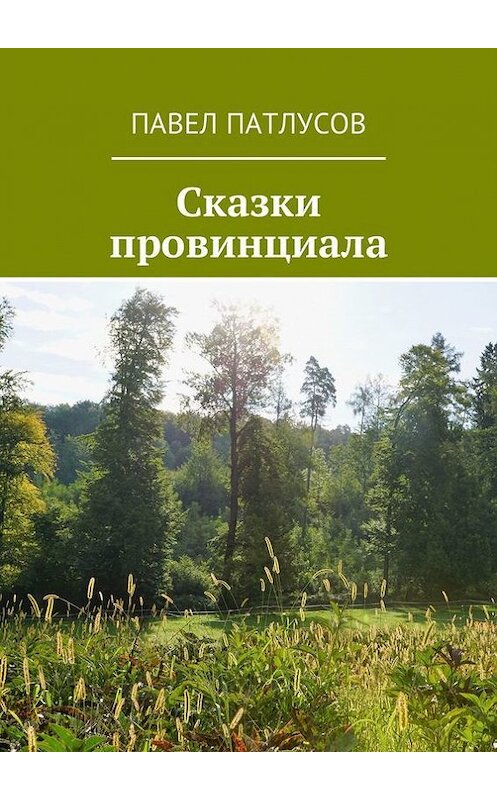 Обложка книги «Сказки провинциала» автора Павела Патлусова. ISBN 9785448597992.