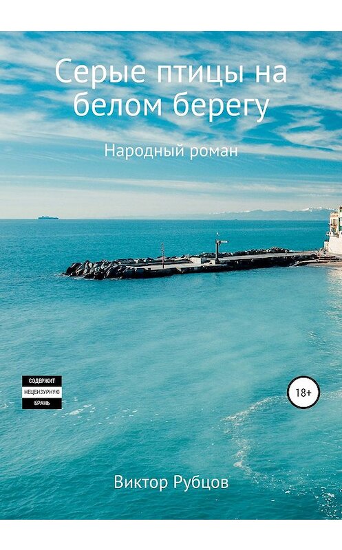 Обложка книги «Серые птицы на белом берегу. Народный роман» автора Виктора Рубцова издание 2020 года.
