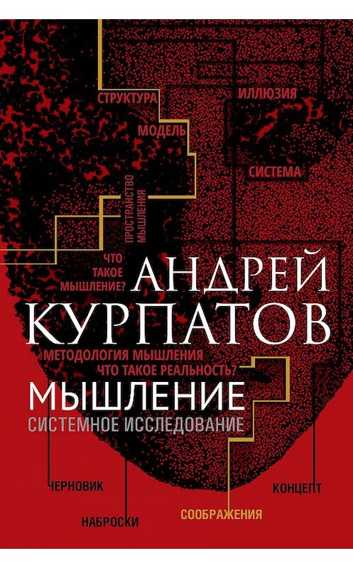 Обложка книги «Мышление. Системное исследование» автора Андрея Курпатова издание 2019 года. ISBN 9785604099001.