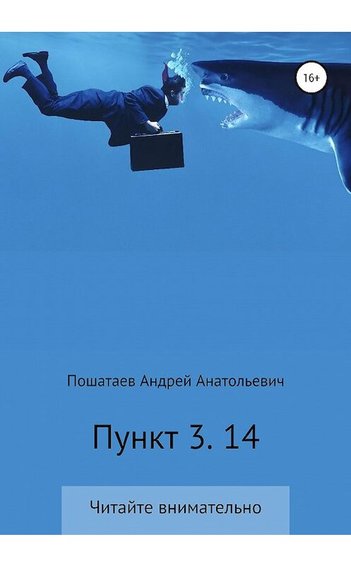 Обложка книги «Пункт 3. 14» автора Андрея Пошатаева издание 2020 года.
