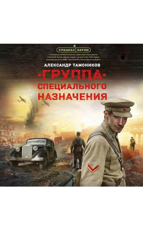 Обложка аудиокниги «Группа специального назначения» автора Александра Тамоникова.