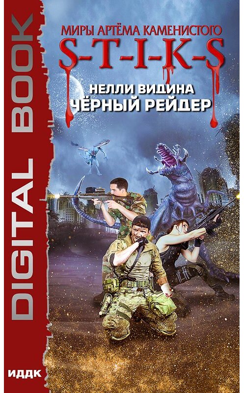 Обложка книги «S-T-I-K-S. Чёрный рейдер» автора Нелли Видины.