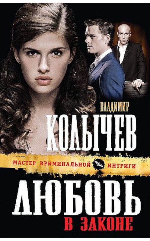 Обложка книги «Любовь в законе» автора Владимира Колычева издание 2011 года. ISBN 9785699461295.