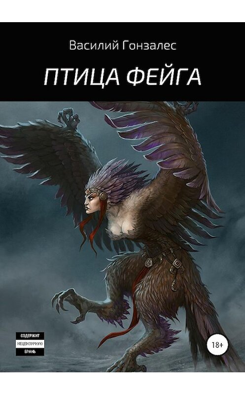Обложка книги «Птица Фейга» автора Василия Гонзалеса издание 2020 года.