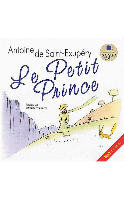 Обложка аудиокниги «Le Petit Prince» автора Антуан Де Сент-Экзюпери.